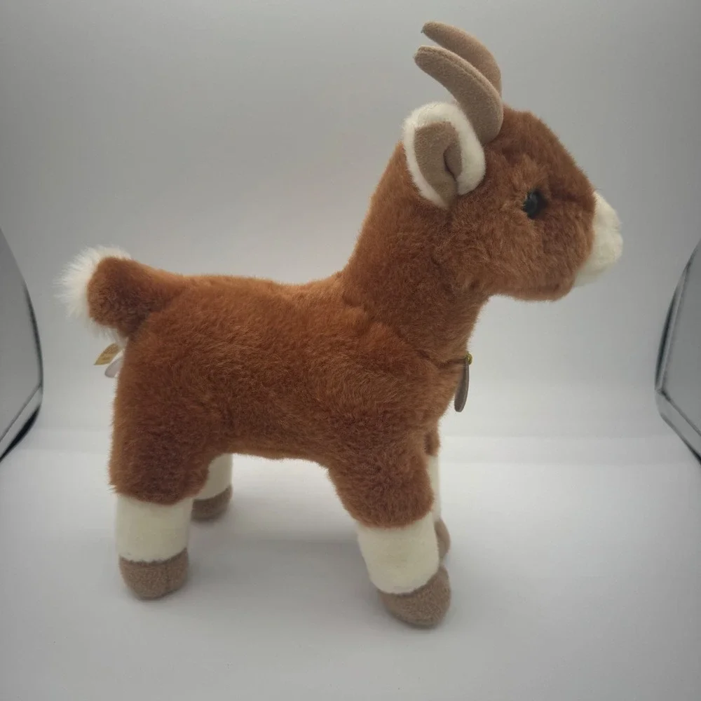 Aurora World Miyoni Goat Plush Brown White Stuffed Animal Kid 9.5 inch